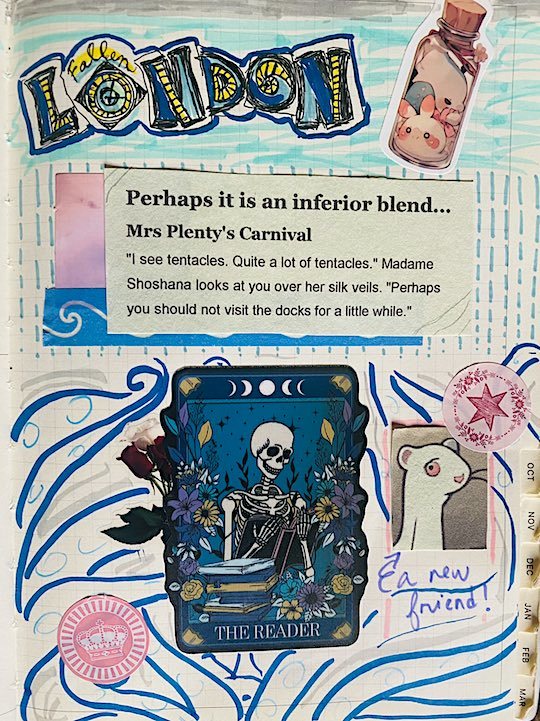 Fallen London Journal page - Fallen London